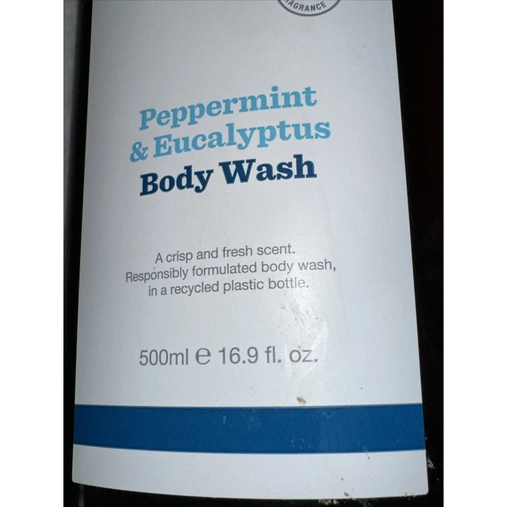 Bulldog Skincare for Men Peppermint & Eucalyptus Body Wash 16.9 fl oz 500ml NEW